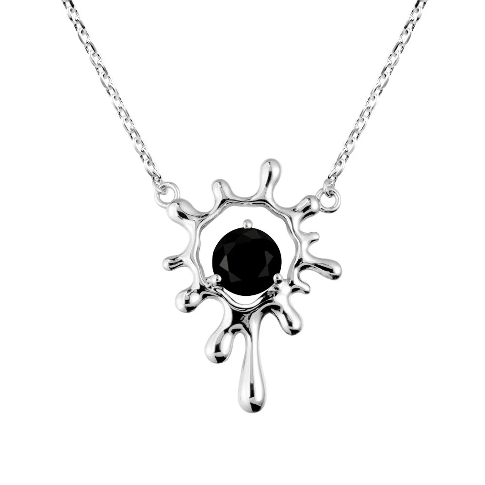 Liquid Black Spinel Necklace - Image 9