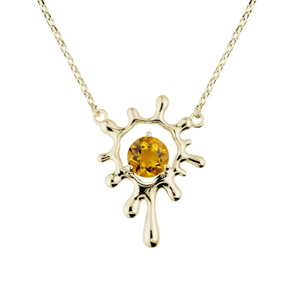 Liquid Citrine Necklace - Image 4