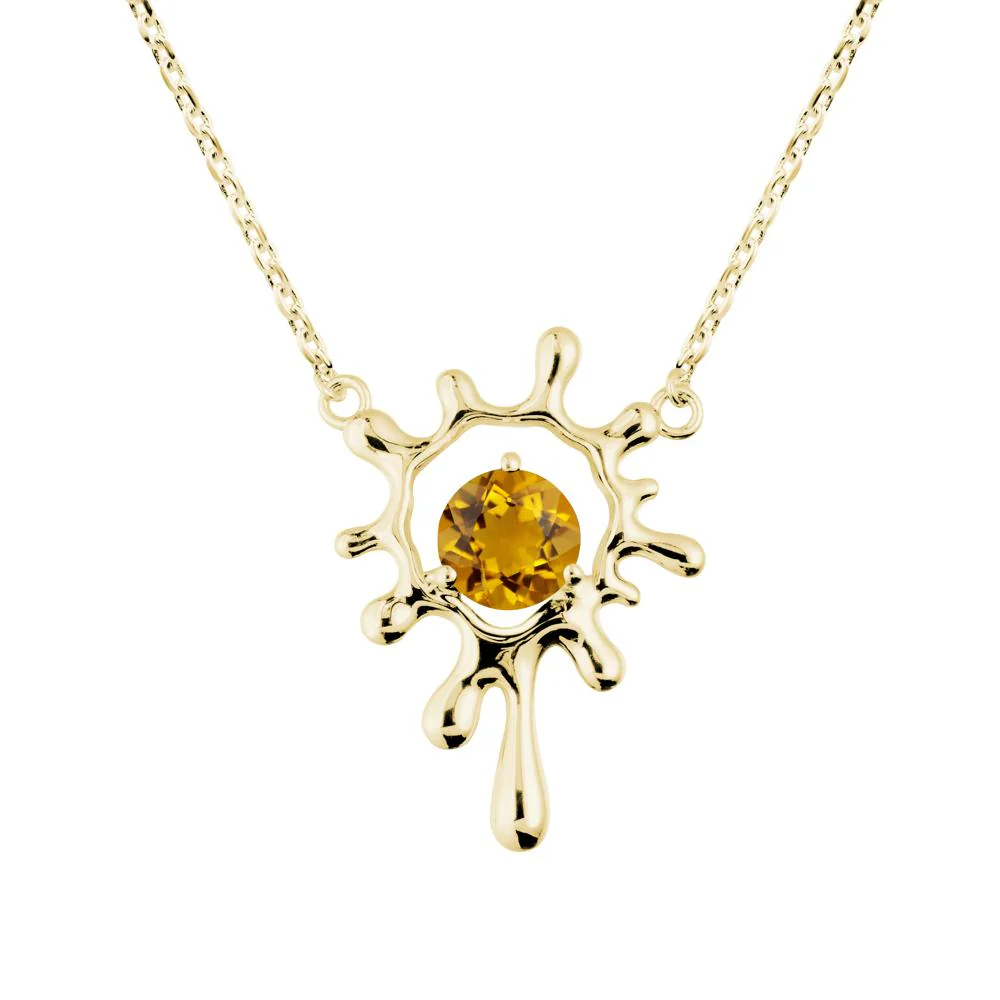 Liquid Citrine Necklace - Image 7