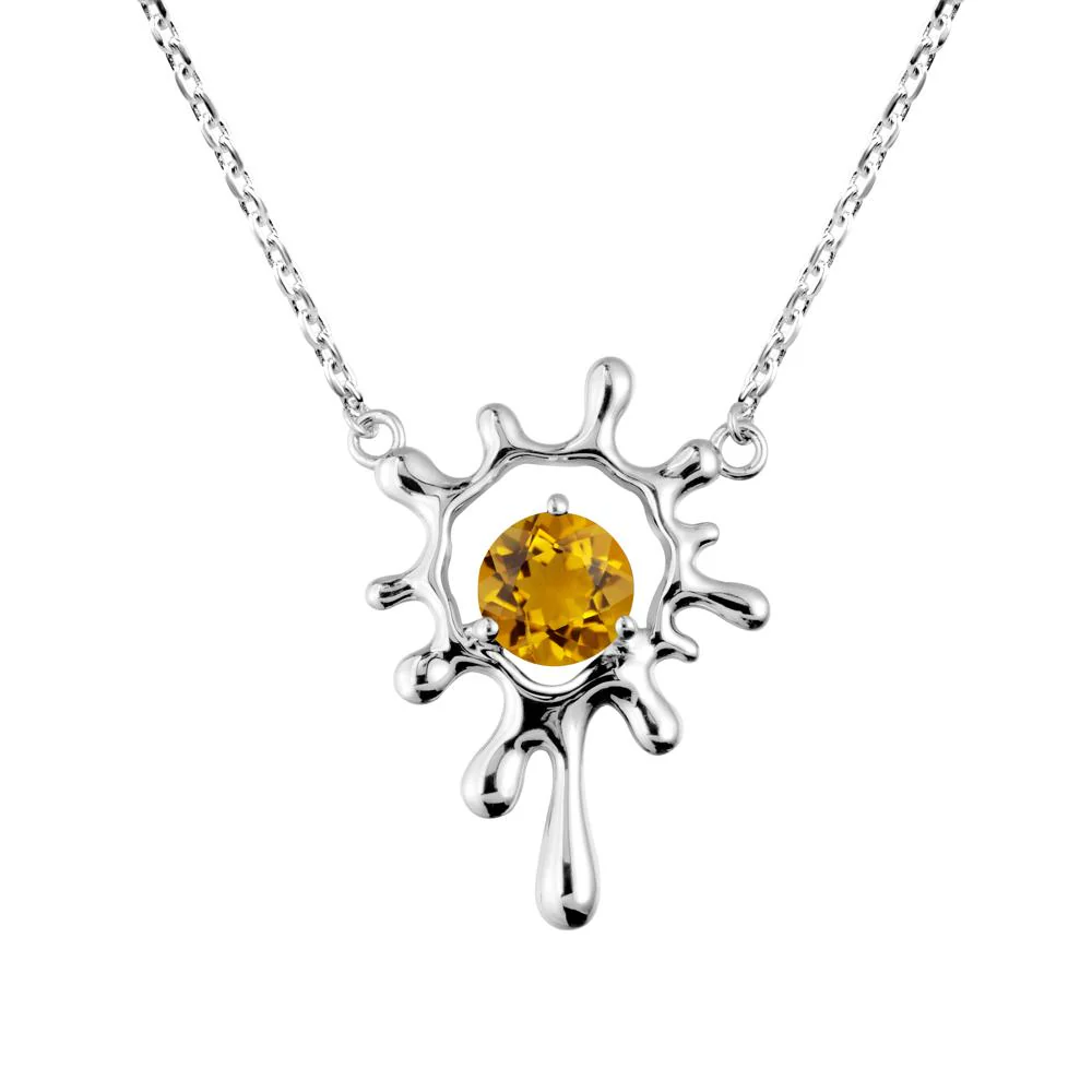 Liquid Citrine Necklace - Image 9