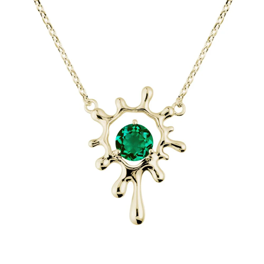 Liquid Emerald Necklace - Image 3