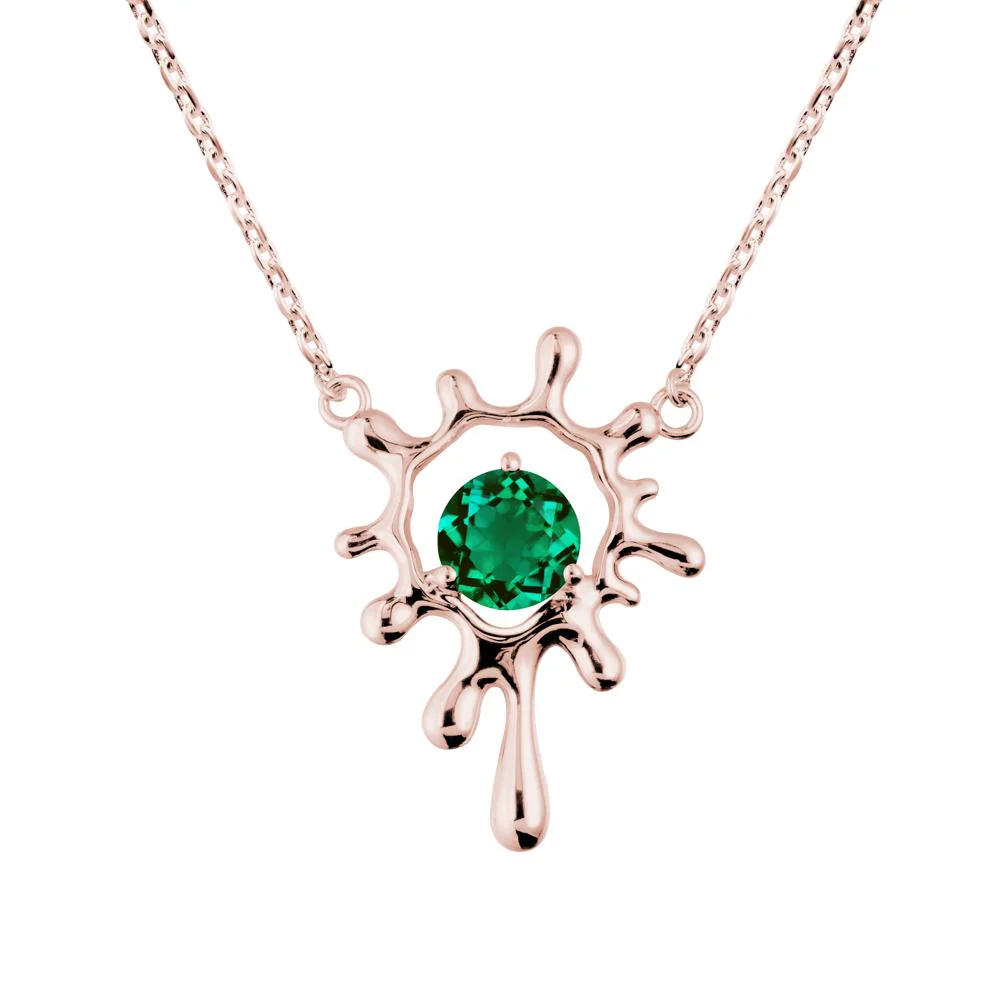 Liquid Emerald Necklace - Image 4