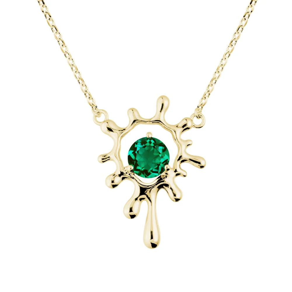 Liquid Emerald Necklace - Image 6