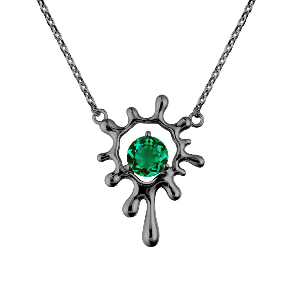 Liquid Emerald Necklace - Image 7
