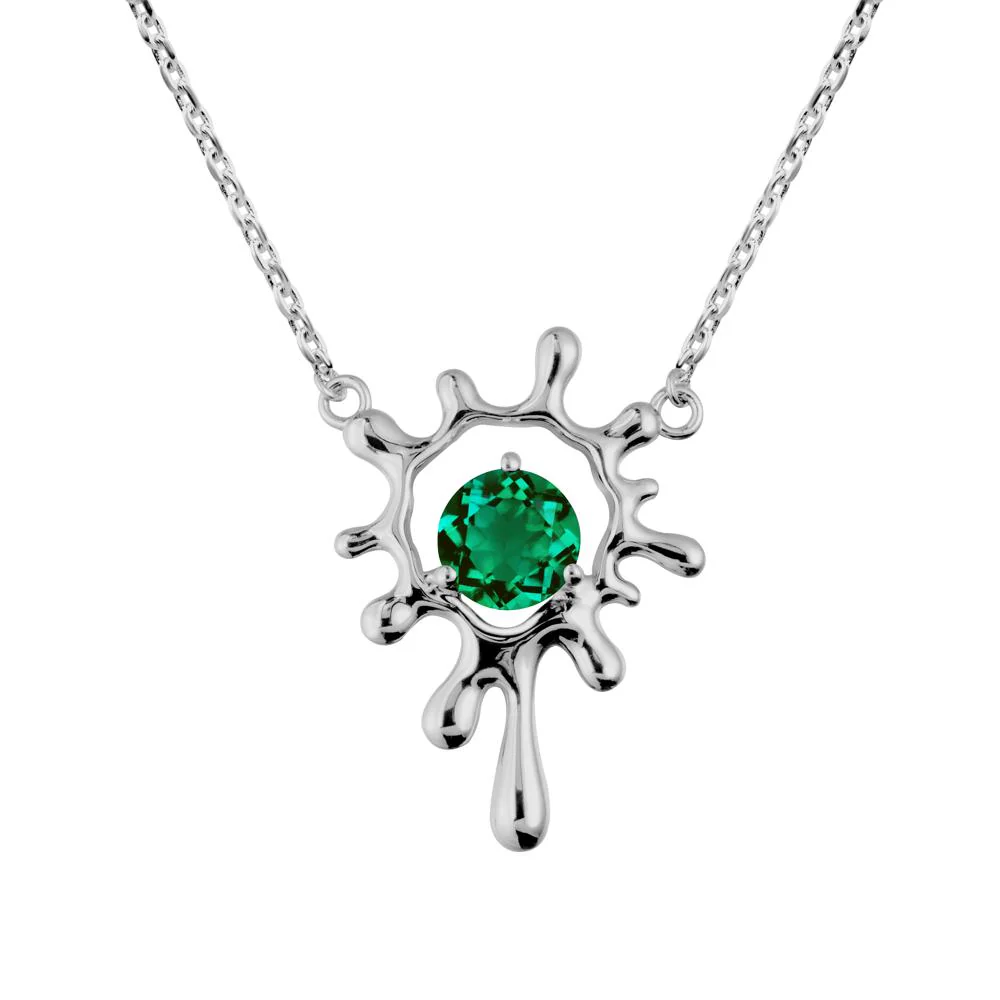 Liquid Emerald Necklace - Image 8
