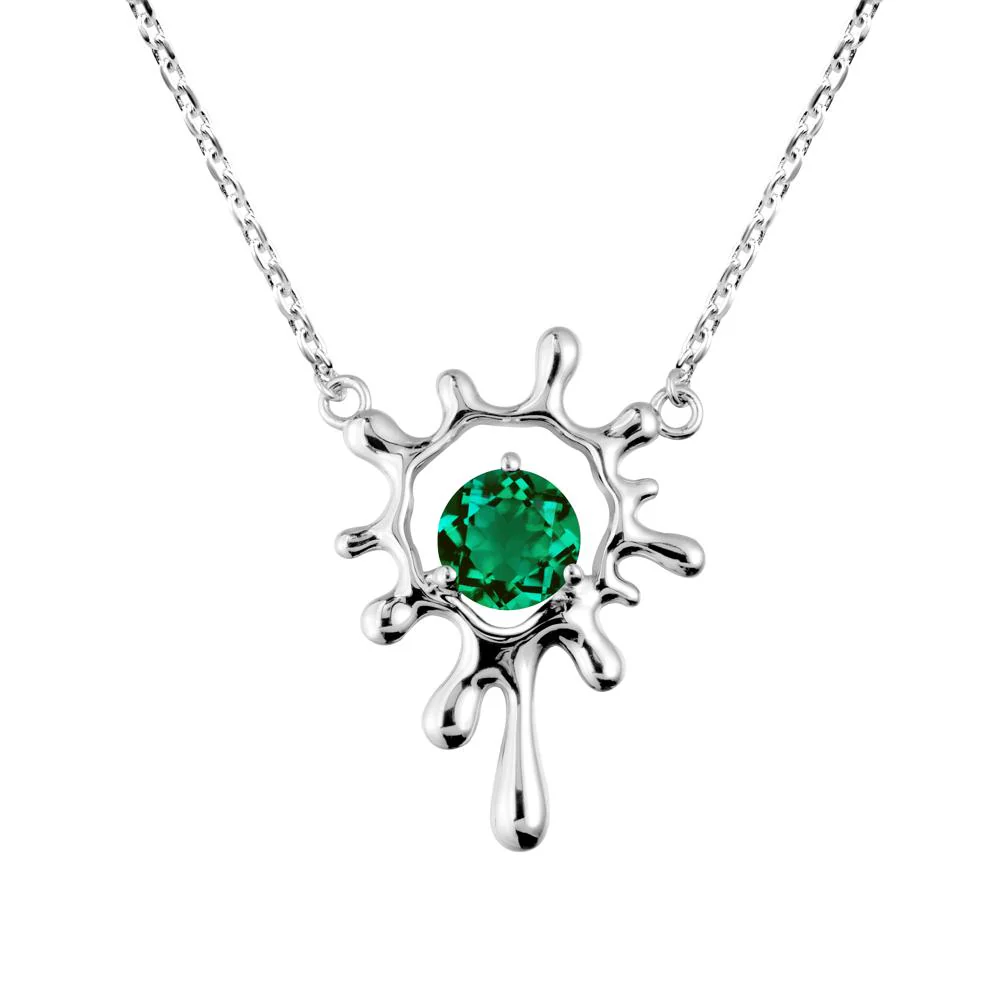 Liquid Emerald Necklace - Image 9