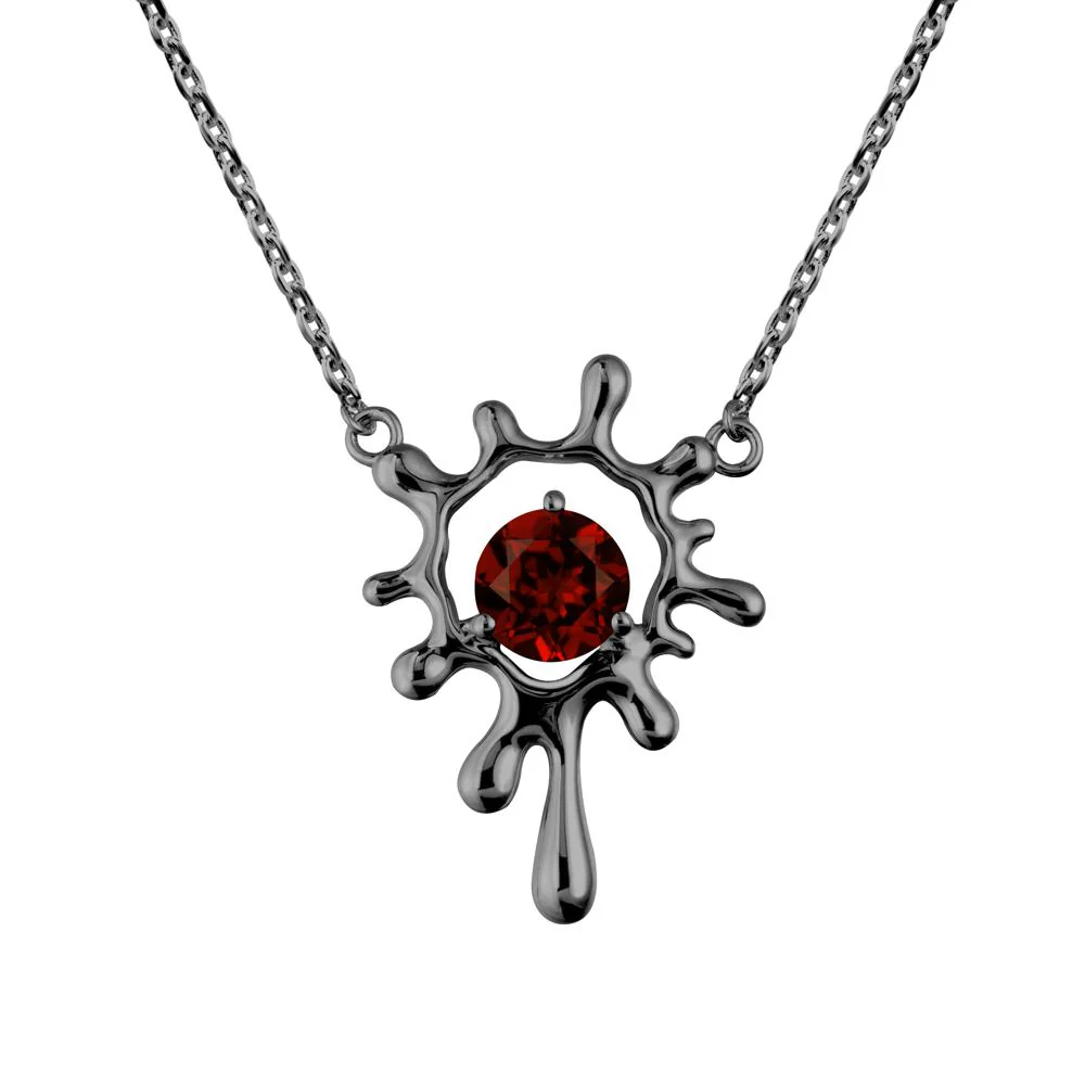 Liquid Garnet Necklace - Image 7