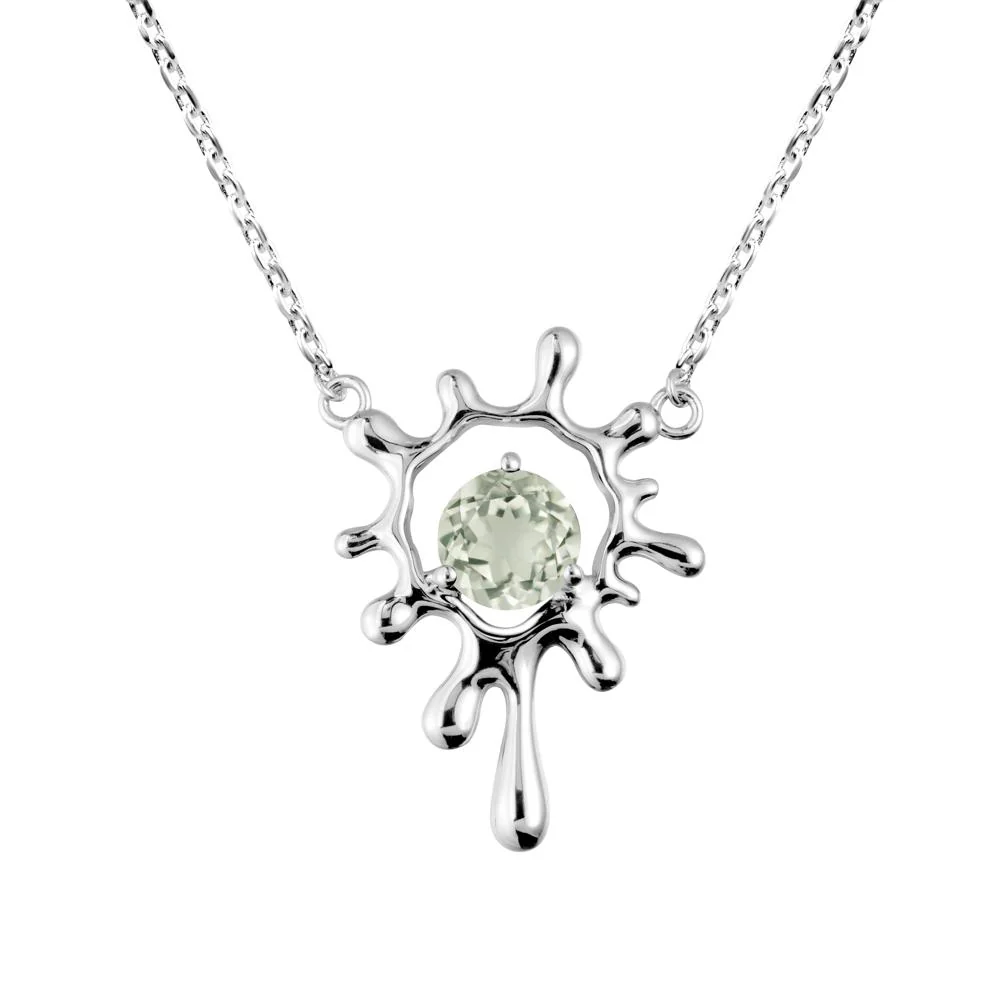 Liquid Green Amethyst Necklace - Image 5