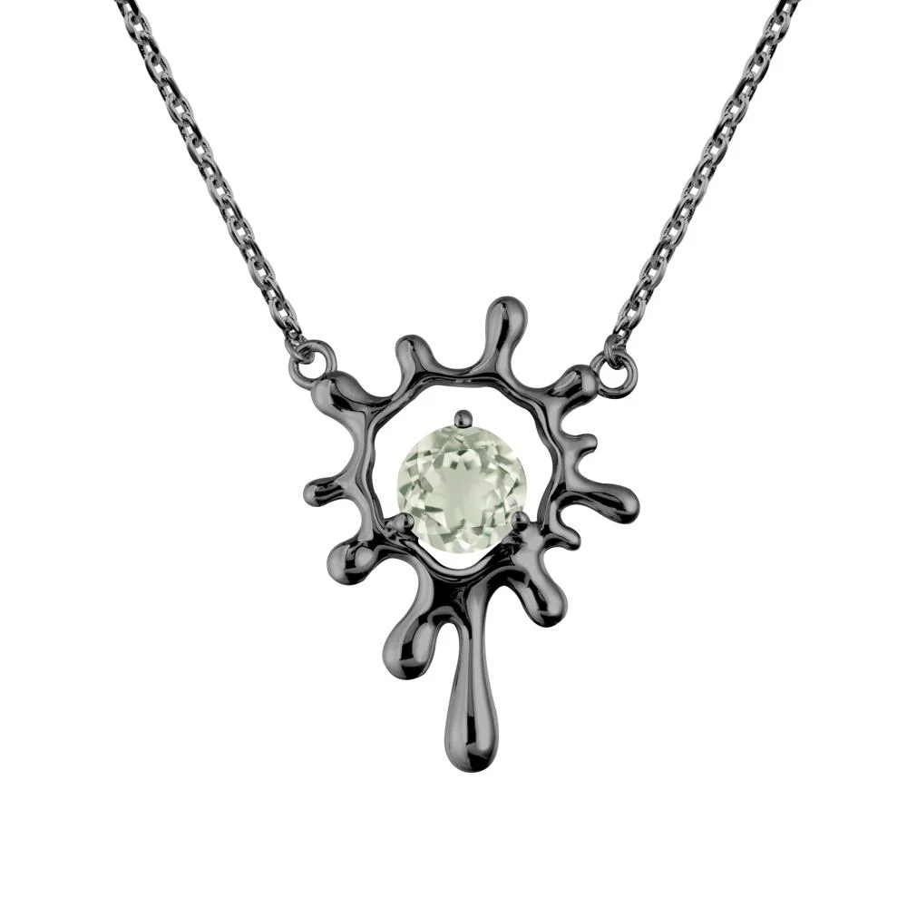 Liquid Green Amethyst Necklace - Image 7