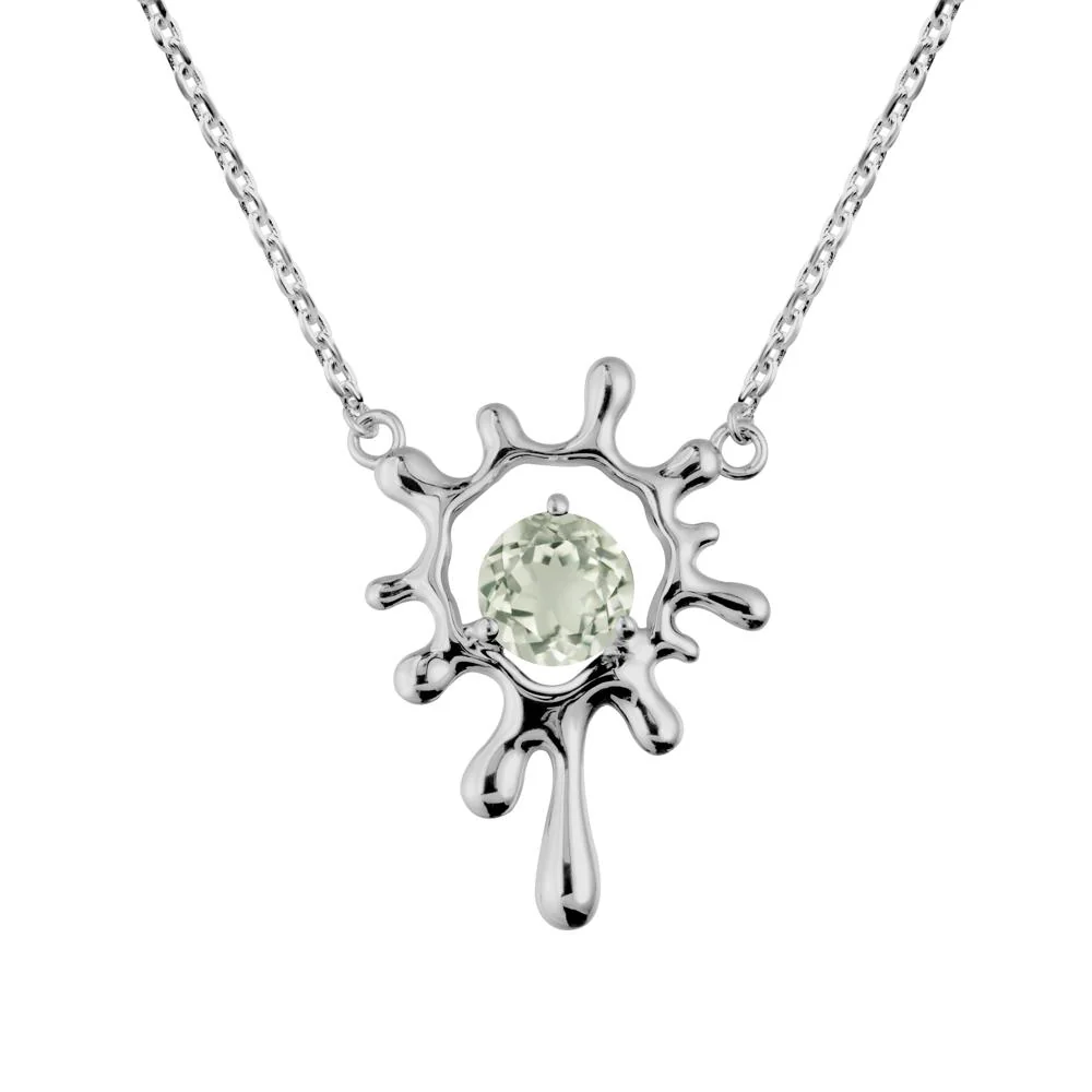 Liquid Green Amethyst Necklace - Image 8