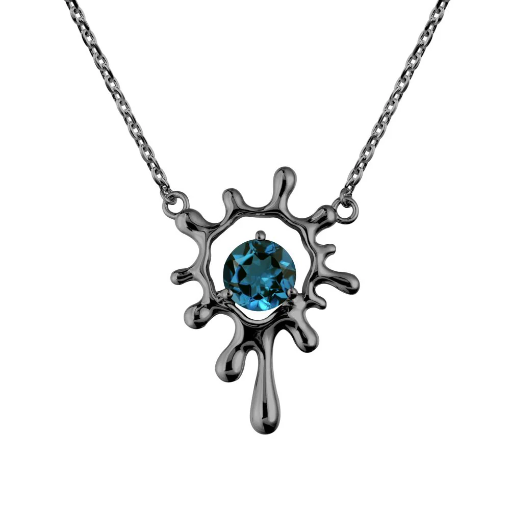 Liquid London Blue Topaz Necklace - Image 7