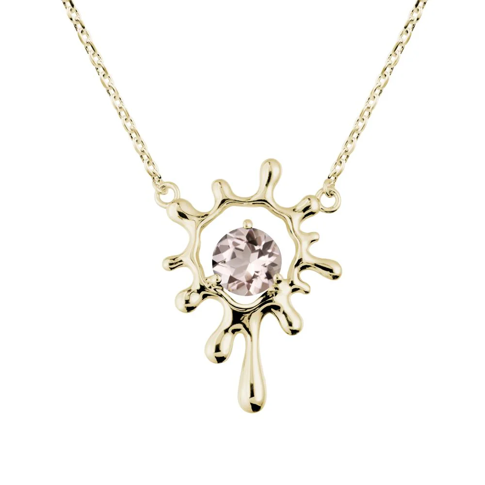 Liquid Morganite Necklace - Image 3