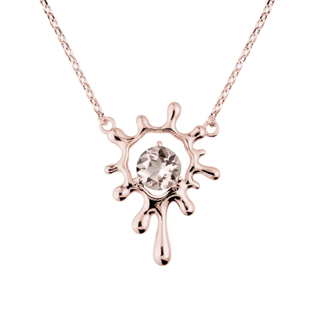 Liquid Morganite Necklace - Image 4
