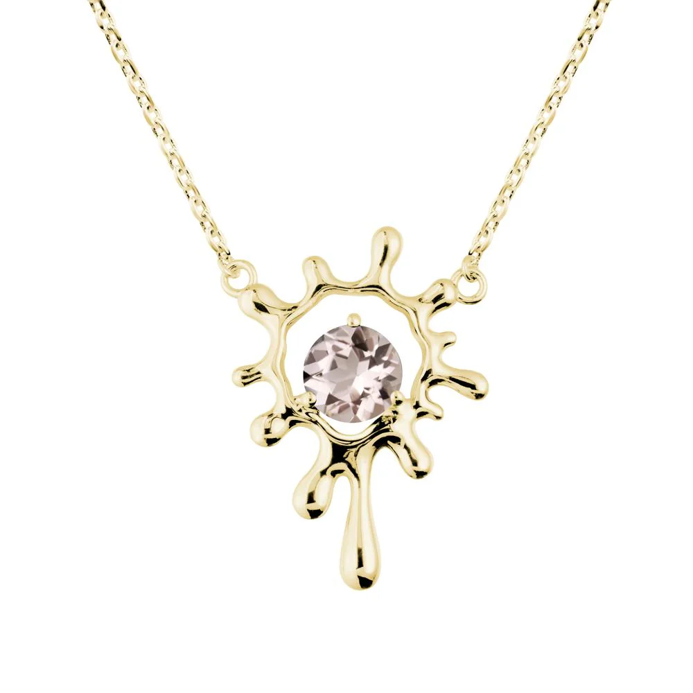 Liquid Morganite Necklace - Image 6