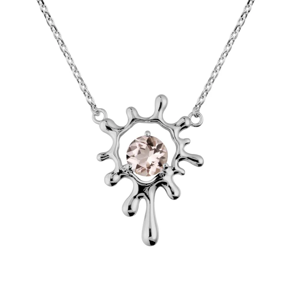 Liquid Morganite Necklace - Image 8