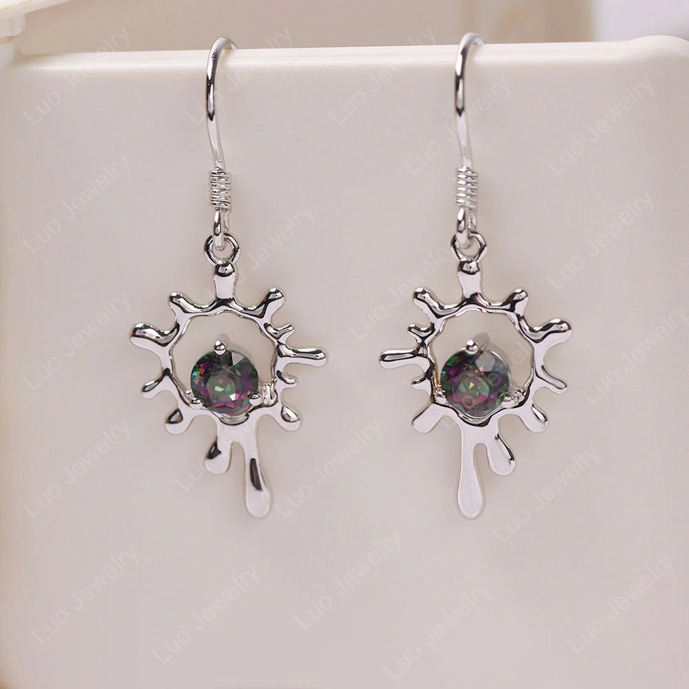 Liquid Mystic Topaz Dangle Earrings - Image 3