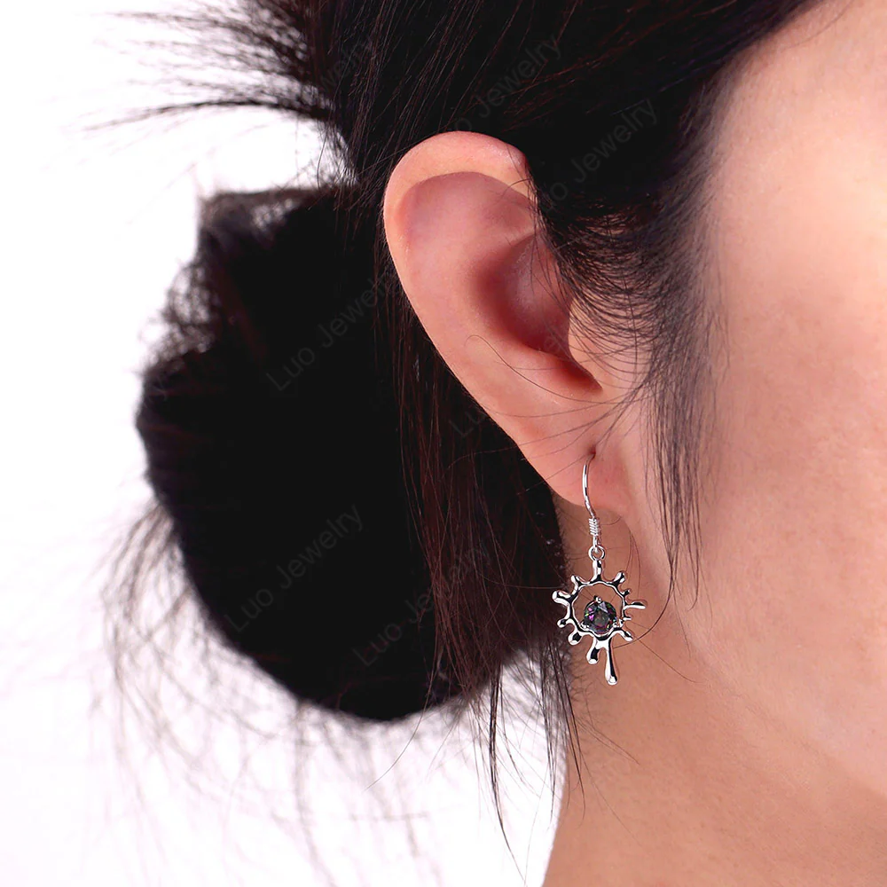 Liquid Mystic Topaz Dangle Earrings - Image 4