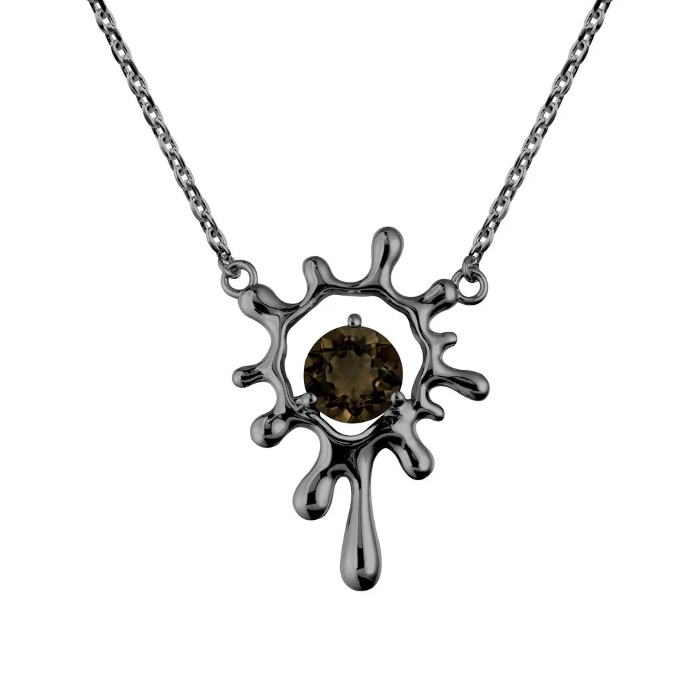 Liquid Smoky Quartz Necklace - Image 7