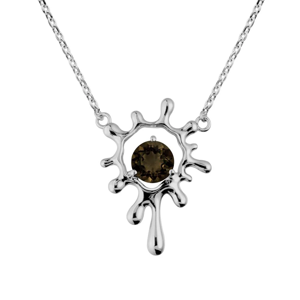 Liquid Smoky Quartz Necklace - Image 8