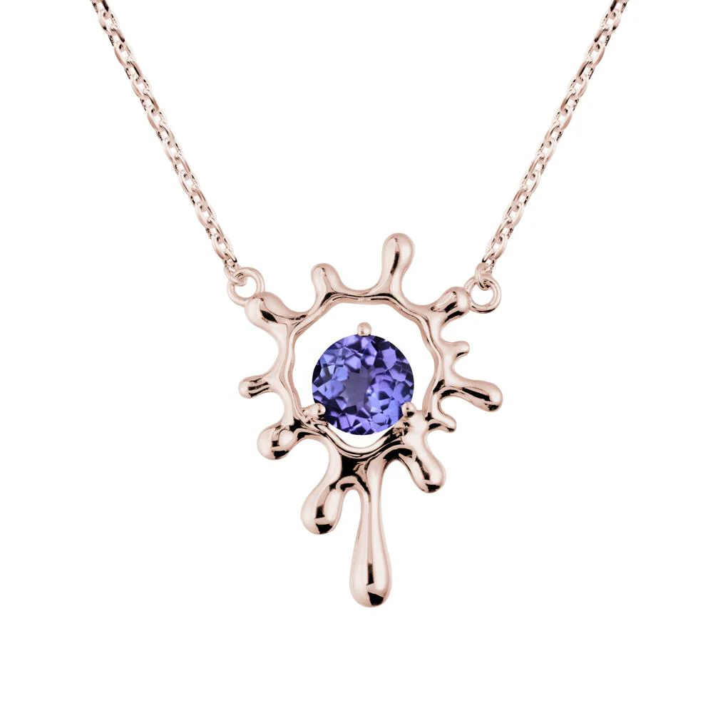 Liquid Tanzanite Necklace - Image 2