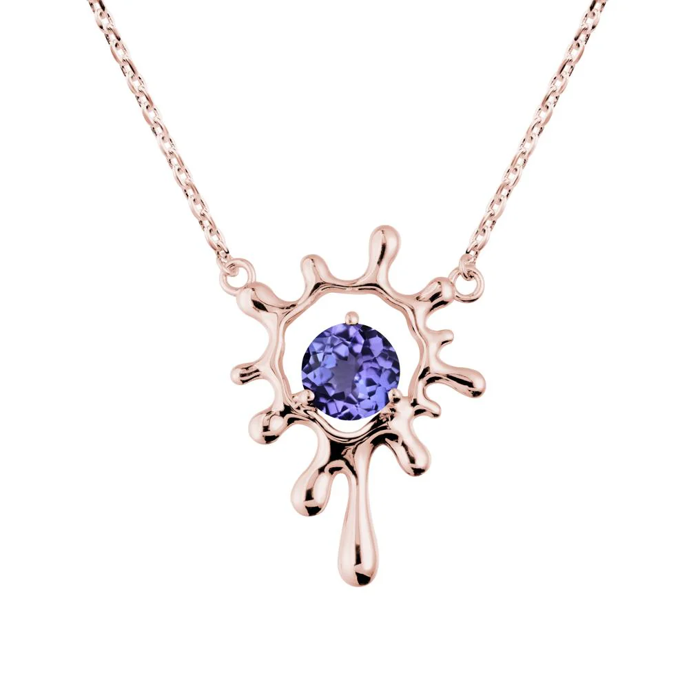 Liquid Tanzanite Necklace - Image 5