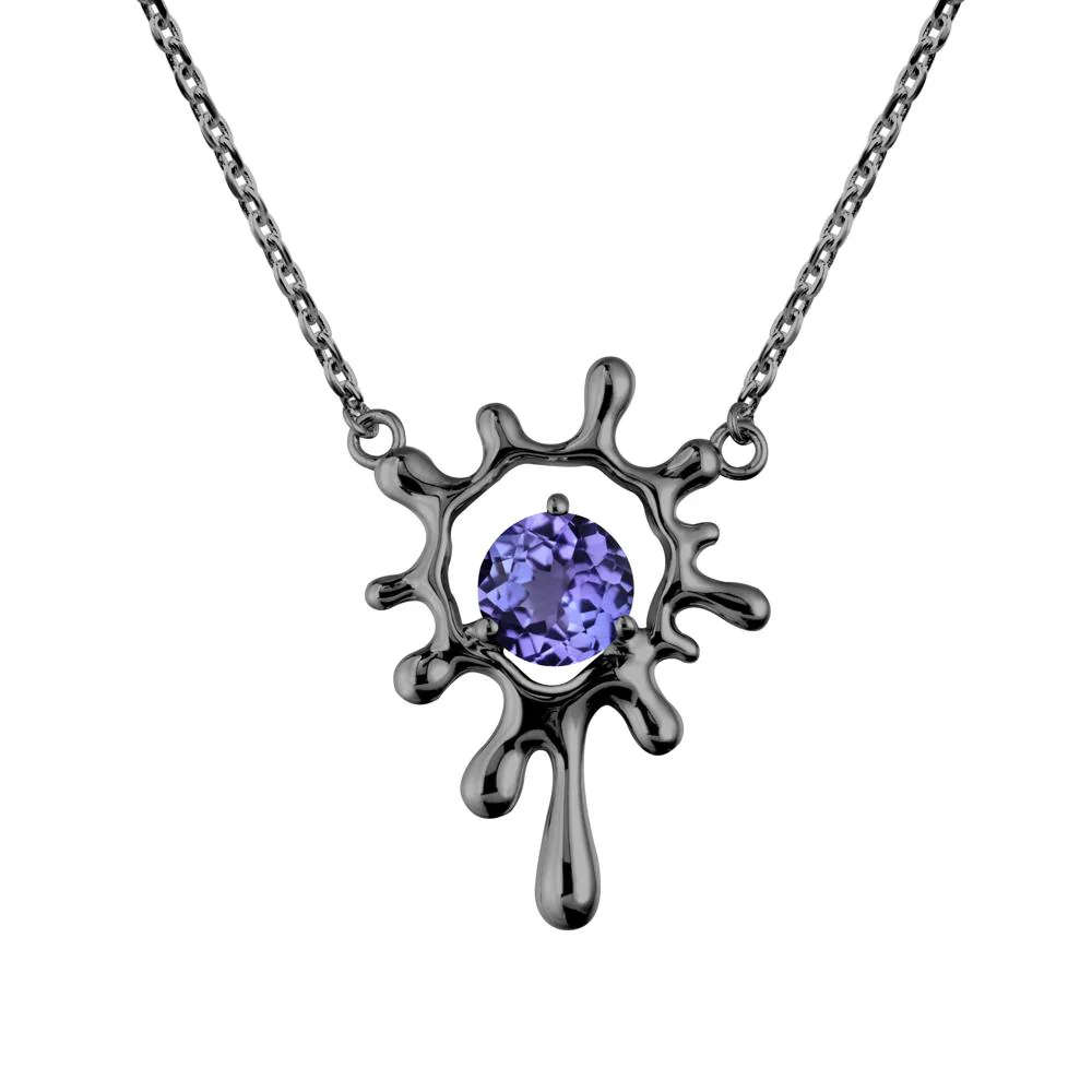 Liquid Tanzanite Necklace - Image 8