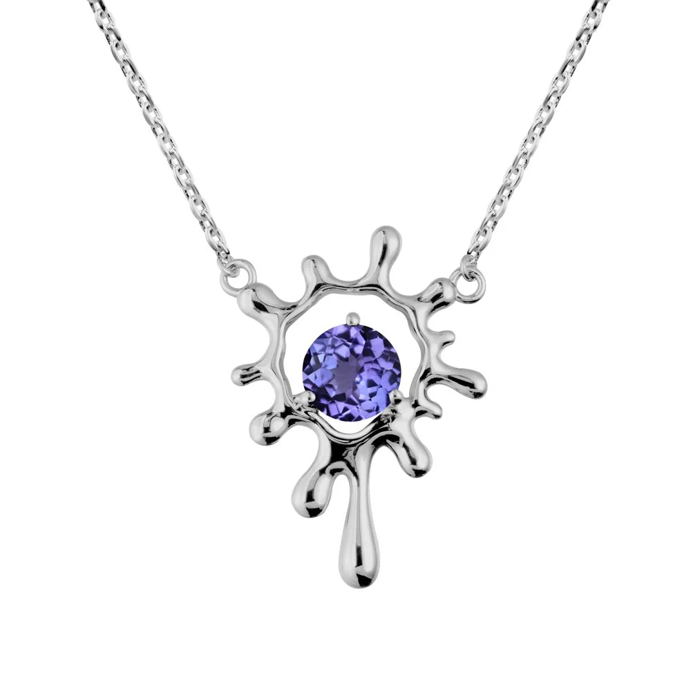 Liquid Tanzanite Necklace - Image 9