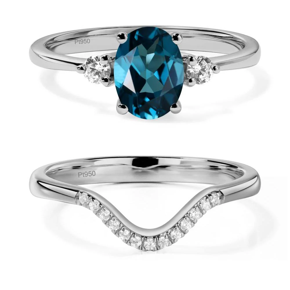 Trilogy Oval London Blue Topaz Ring - Image 25
