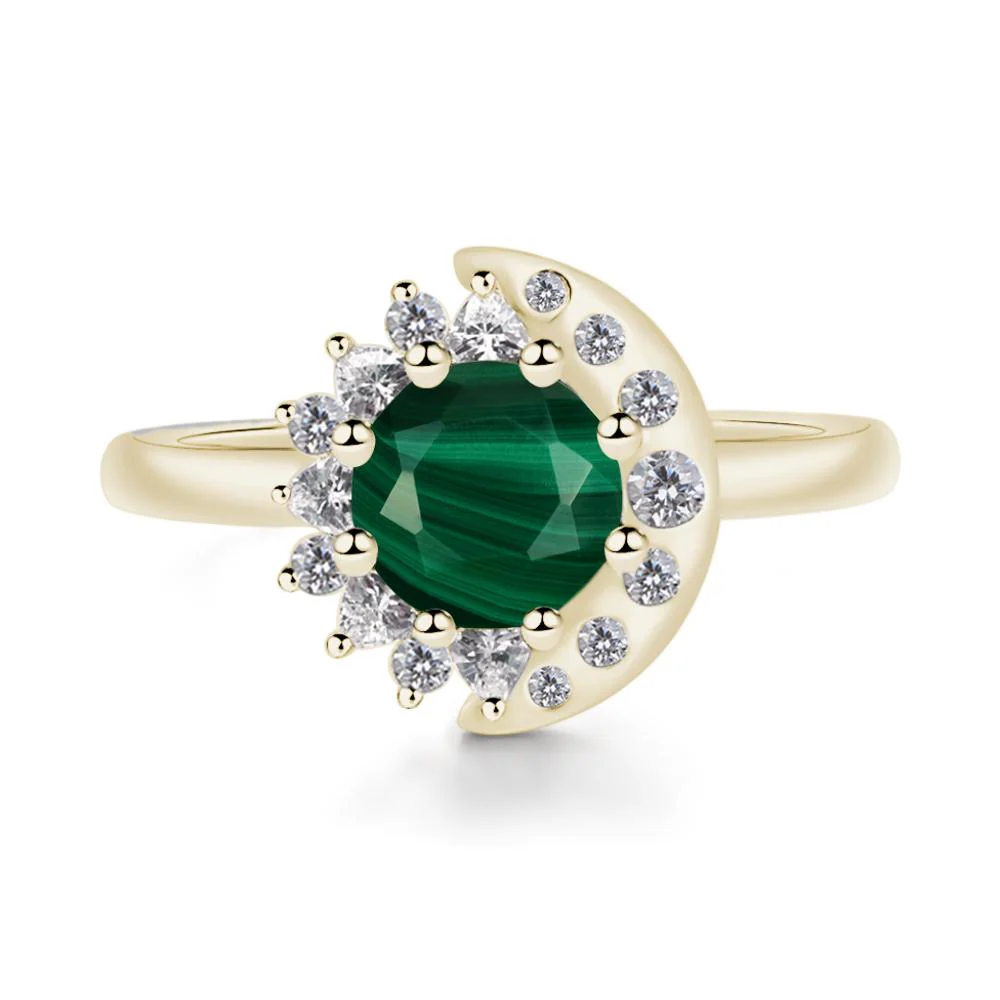 Malachite Moon and Sun Ring - Image 4