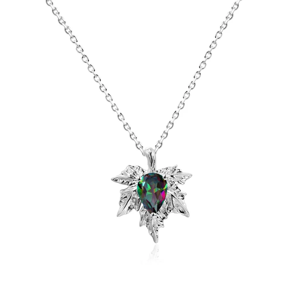 Maple Leaf Mystic Topaz Necklace - Image 5