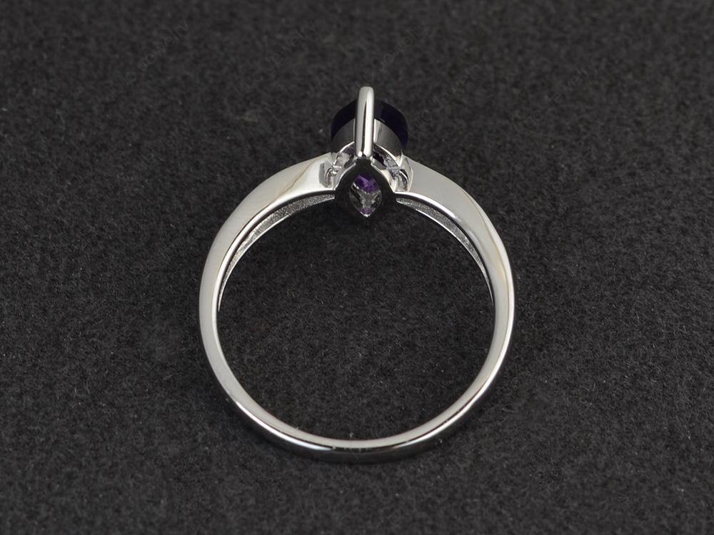 Marquise Alexandrite Promise Ring - Image 3