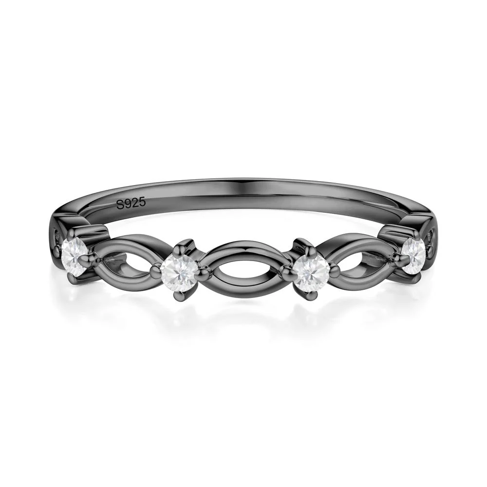 Marquise Cubic Zirconia Stackable Ring