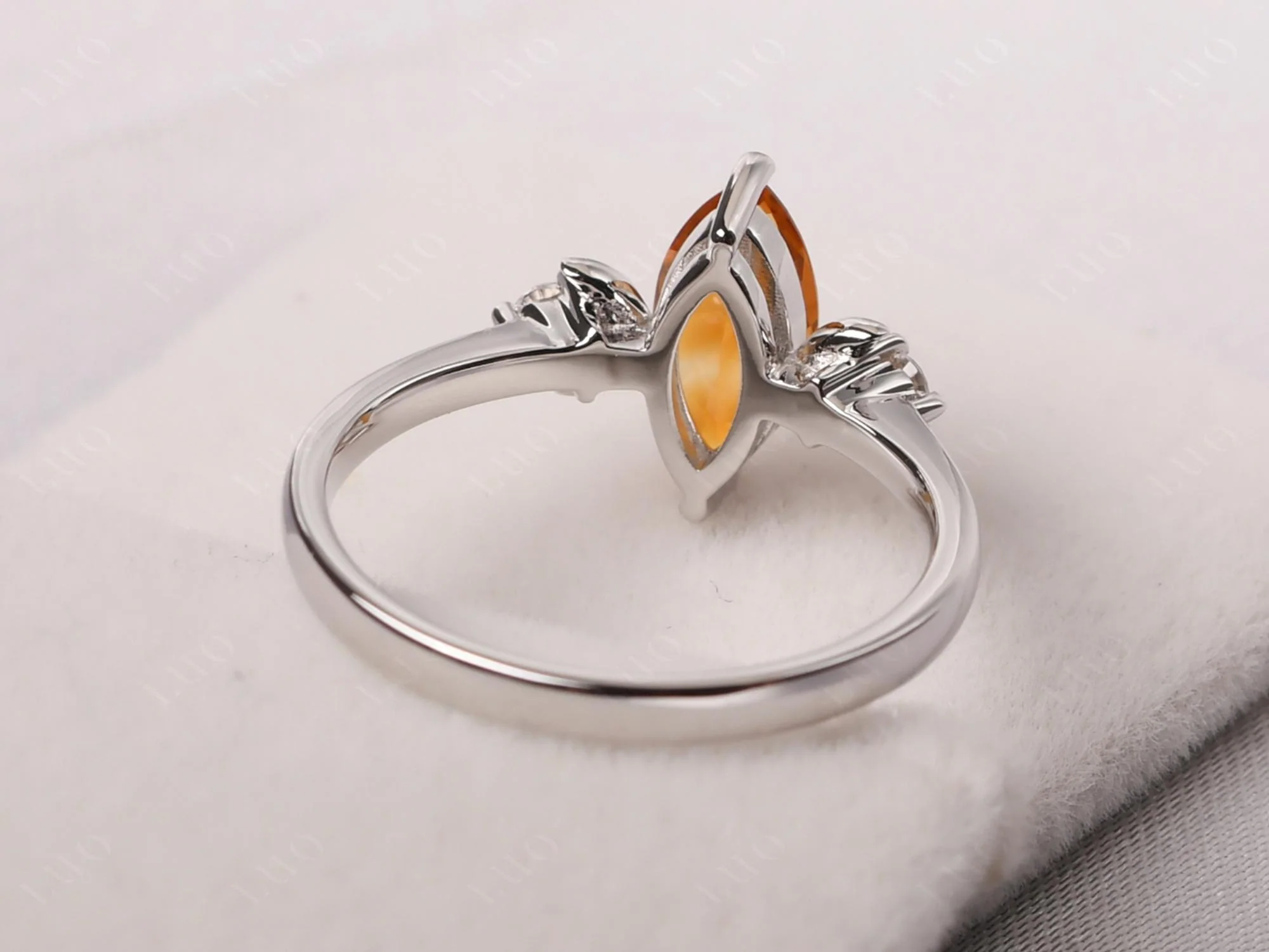 Citrine Double Moon Ring - Image 12