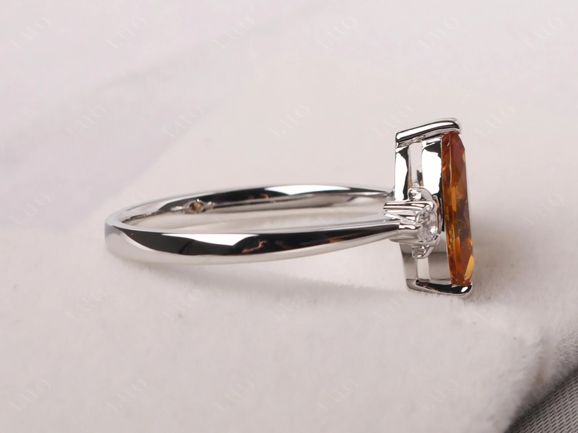 Citrine Double Moon Ring - Image 13