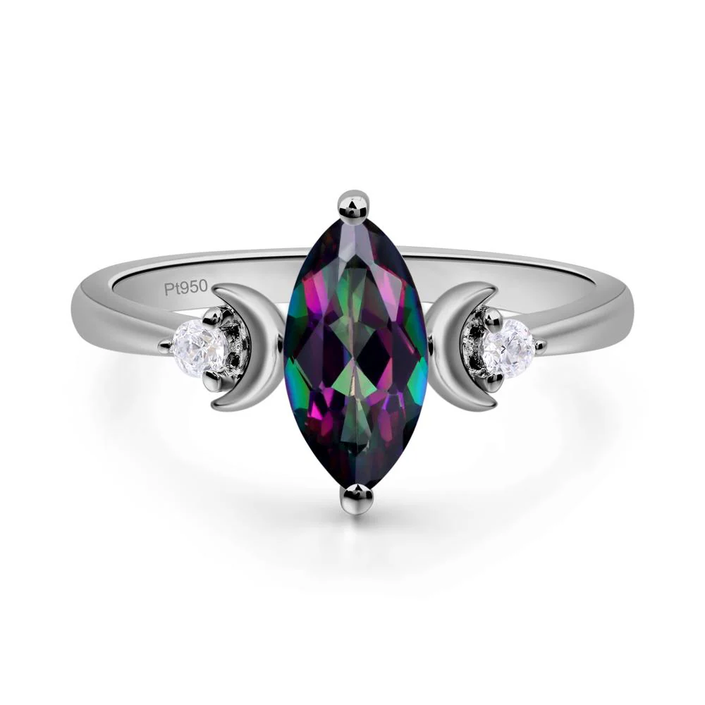 Mystic Topaz Moon Ring - Image 6