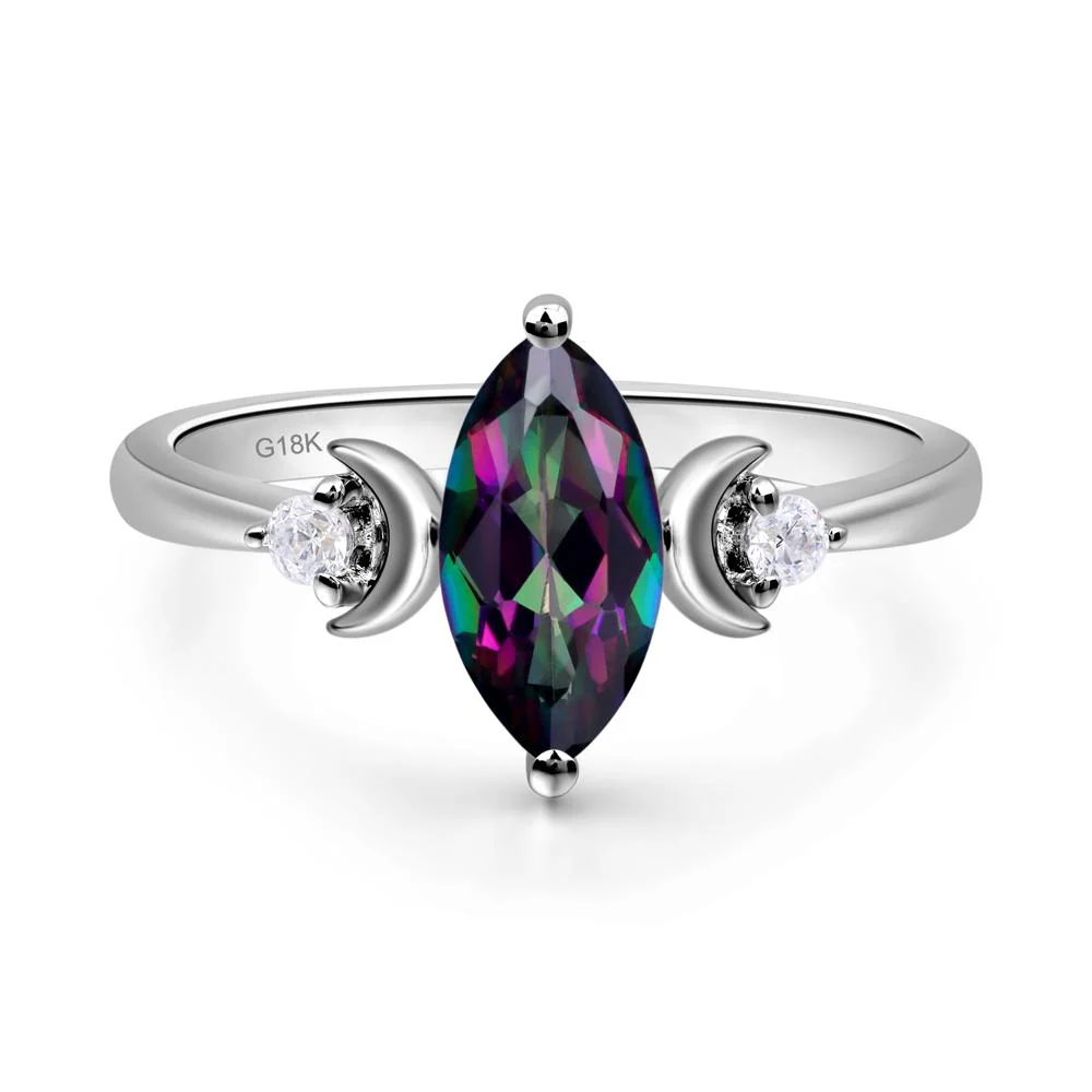 Mystic Topaz Moon Ring - Image 7