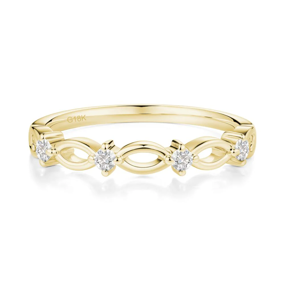 Marquise Diamond Stackable Ring - Image 3