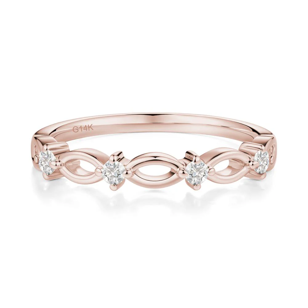 Marquise Diamond Stackable Ring - Image 4