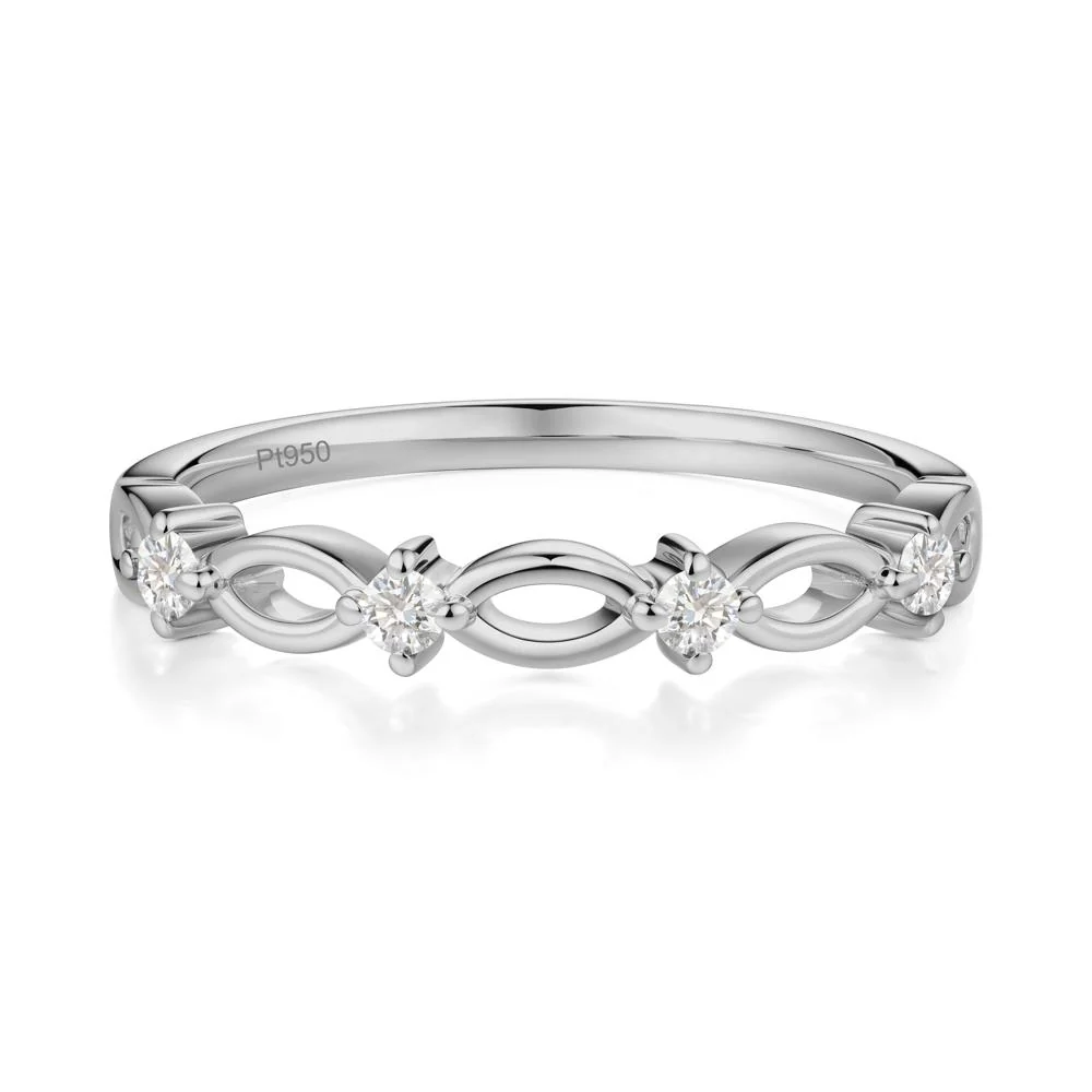 Marquise Diamond Stackable Ring - Image 5
