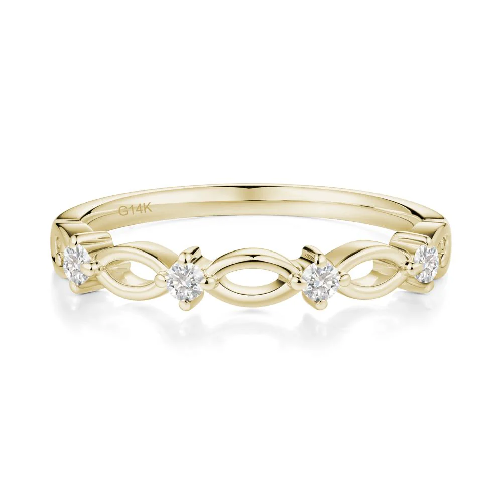 Marquise Diamond Stackable Ring - Image 6