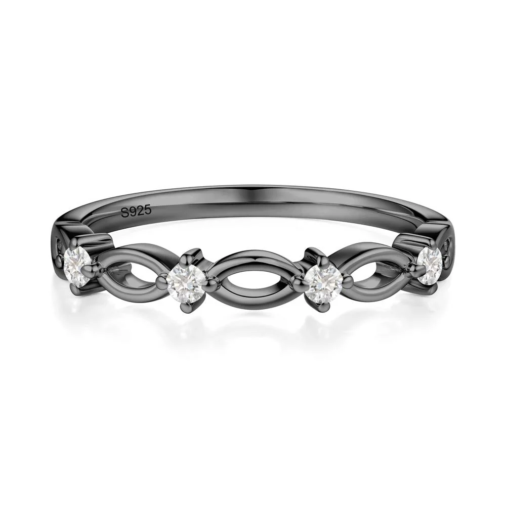 Marquise Diamond Stackable Ring - Image 7