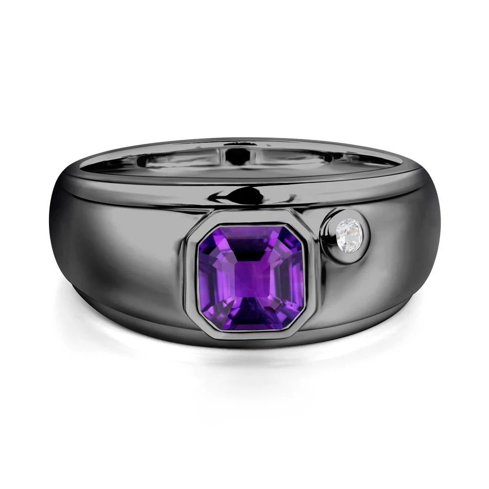 Men's Amethyst Ring