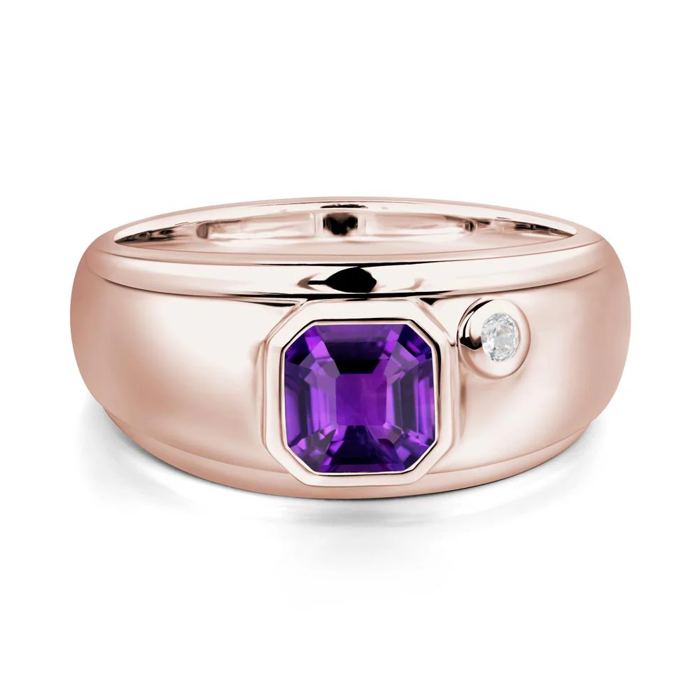 Men's Amethyst Ring - Image 5