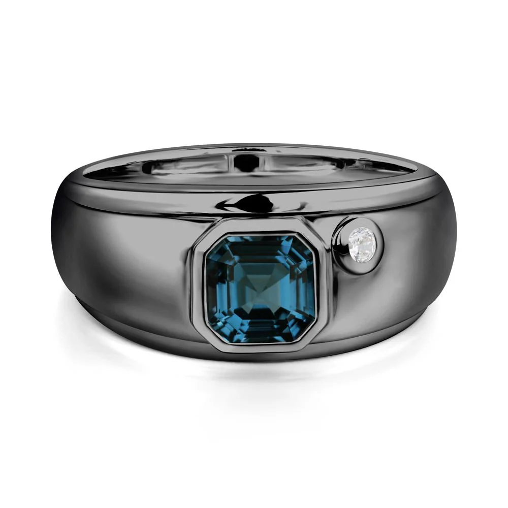 Men's London Blue Topaz Ring - Image 2