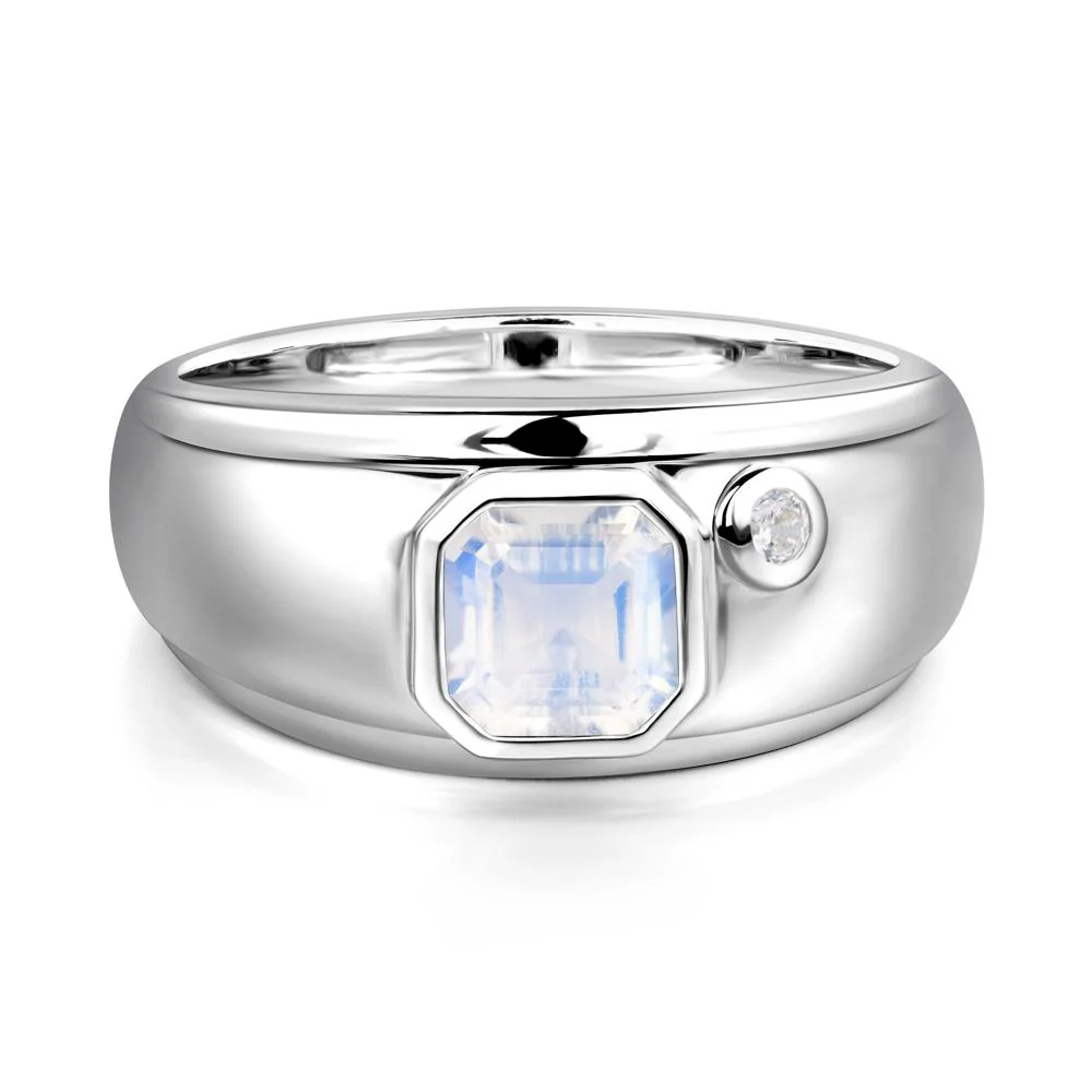 Men's Moonstone Ring - Image 7