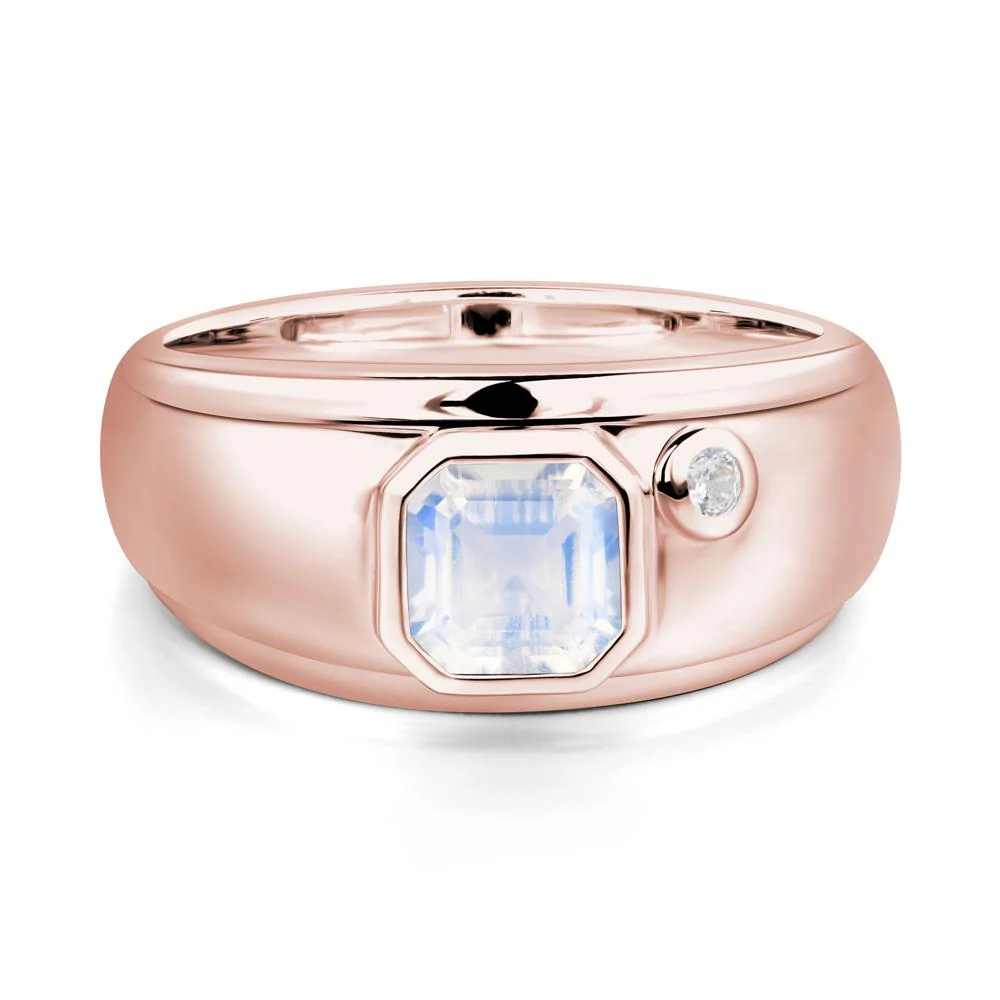 Men's Moonstone Ring - Image 9