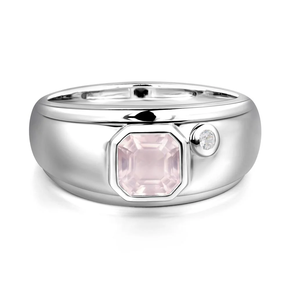 Men's Rose Quartz Ring - Image 2