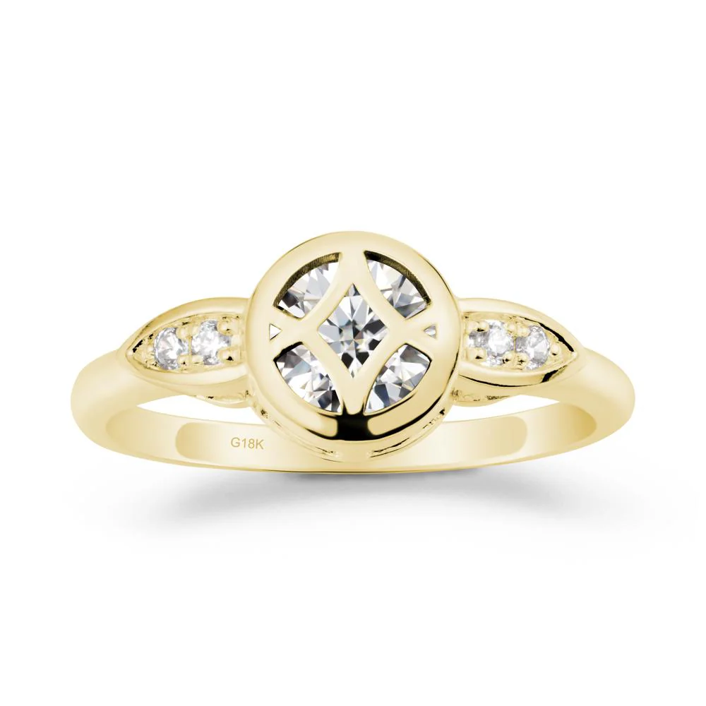 Moissanite Celtic Knot Ring - Image 7