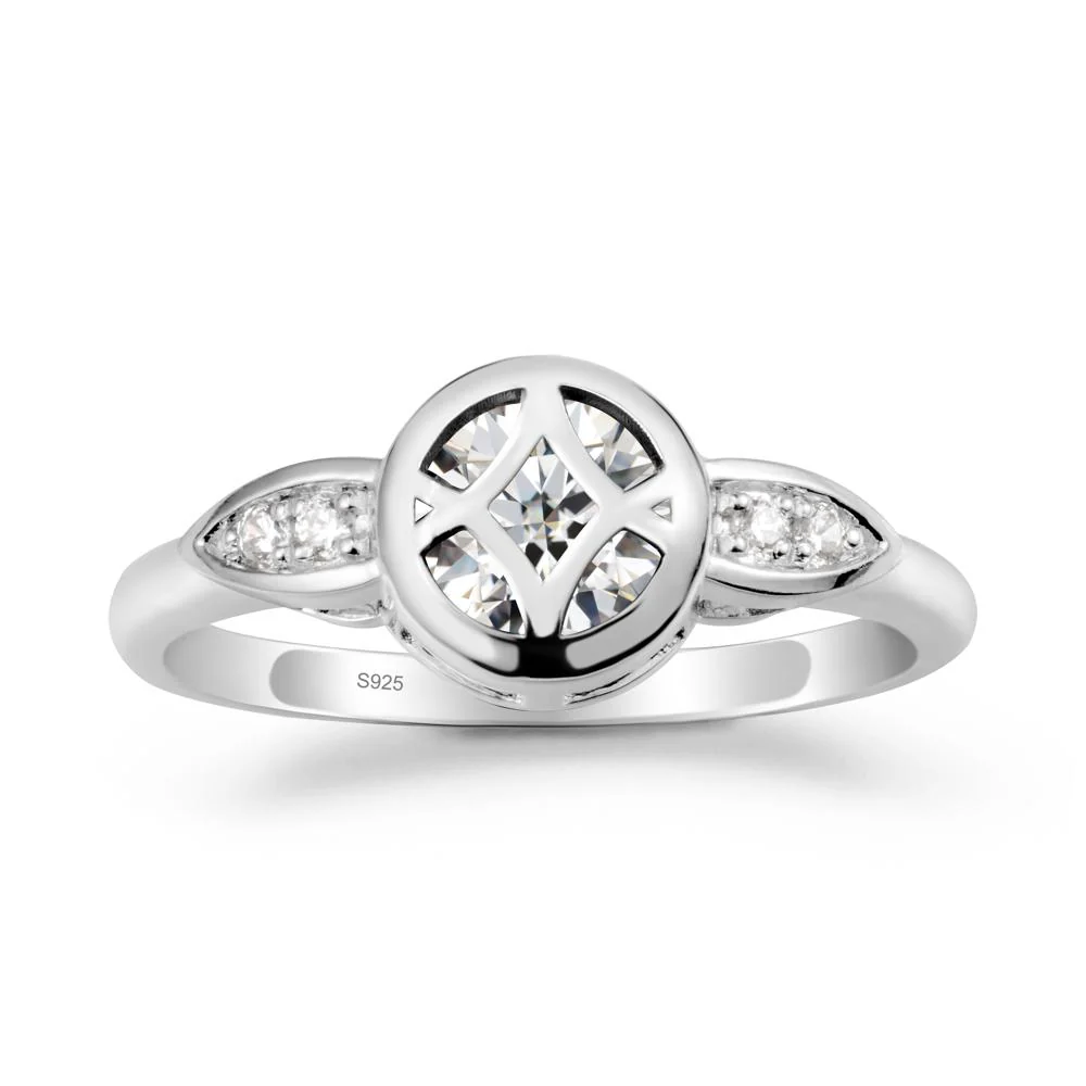 Moissanite Celtic Knot Ring - Image 9