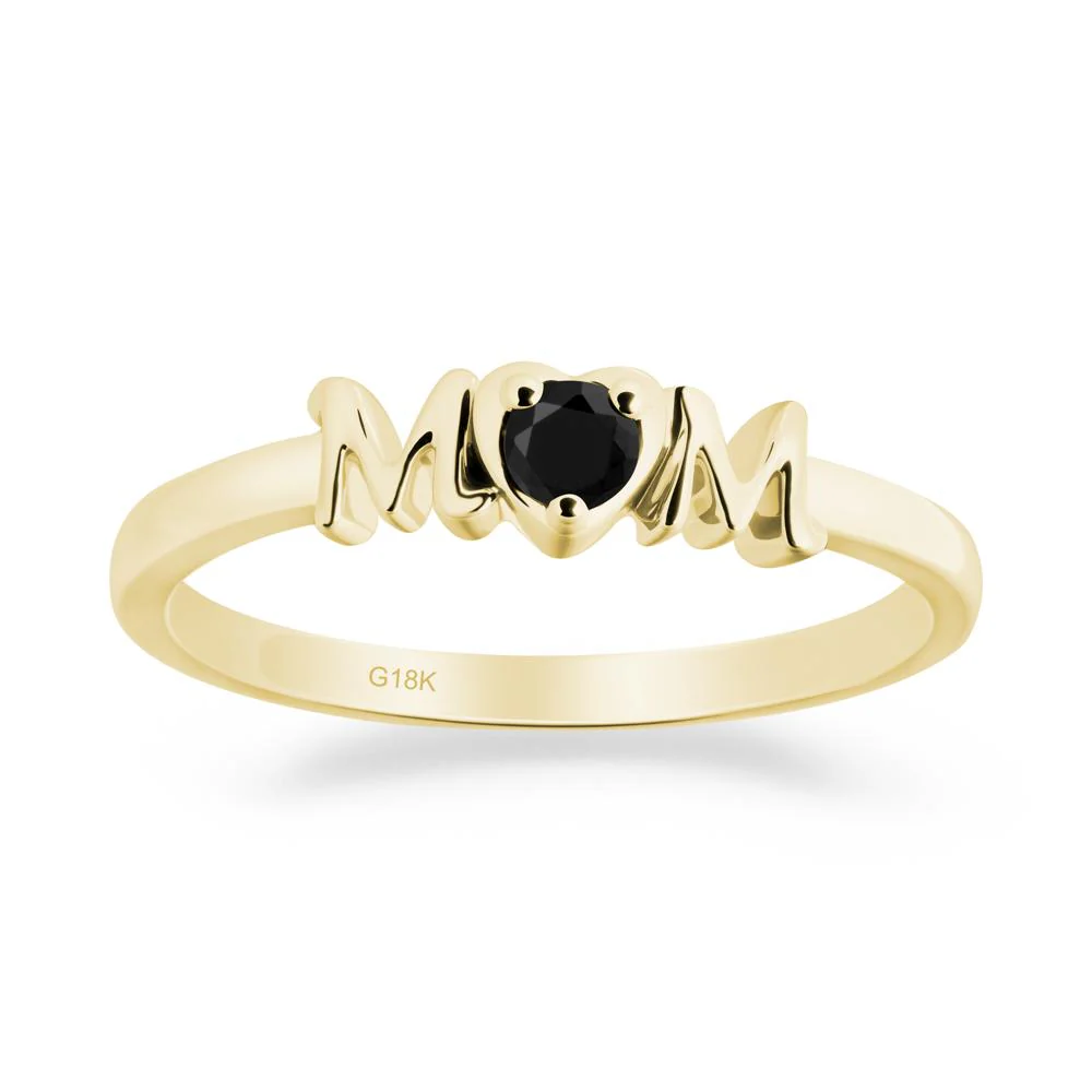 Mom Black Spinel Ring - Image 3